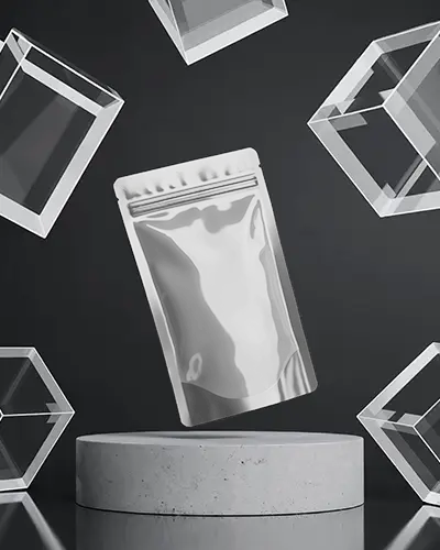 dramatic-pouch-mockup-hovering-on-concrete-platform-surrounded-by-floating-crystals