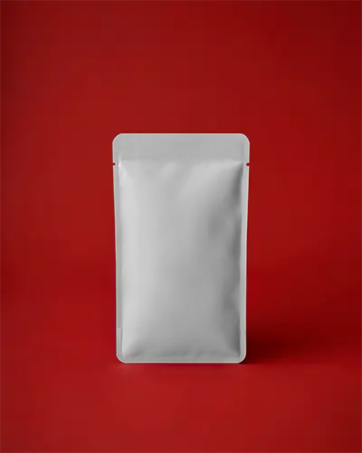 Matte Finish Flexible Packaging Pouch Mockup For Food Cosmetic Or Retail Brand Packaging