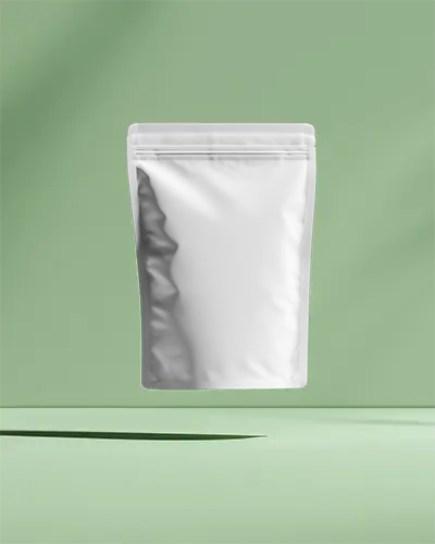 Flexible Zip Lock Pouch Mockup Perfect For Snack Packaging And Consumer Goods Display