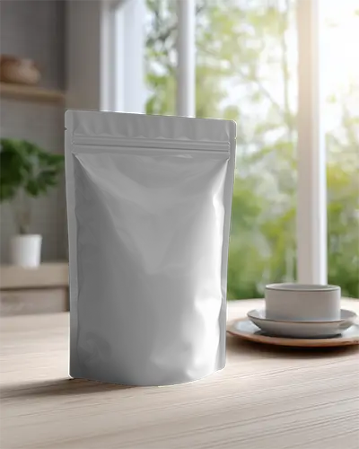 Flexible Zipper Pouch Mockup For Product Packaging Design Presentation And Branding