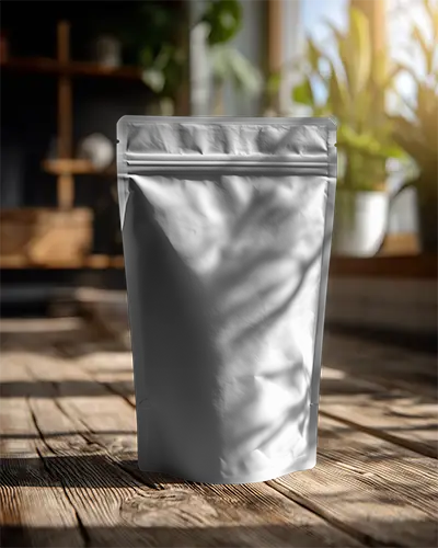 Eco Friendly Durable Pouch Mockup Used For Cosmetics Nutrition And Snack Packaging