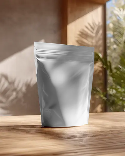 Premium Stand Up Pouch Mockup For Packaging And Product Display Presentation