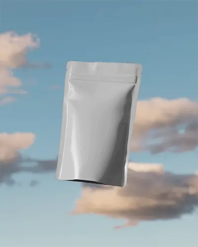 Resealable Zipper Pouch Packaging Mockup For Food Snack And Cosmetic Display