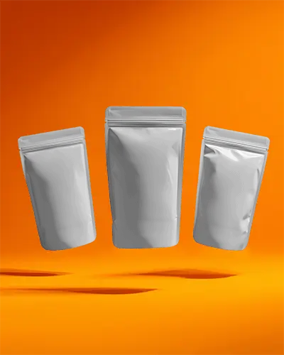 Resealable Stand Up Pouches Mockup With Zipper Lock Package Mockup For Product Branding