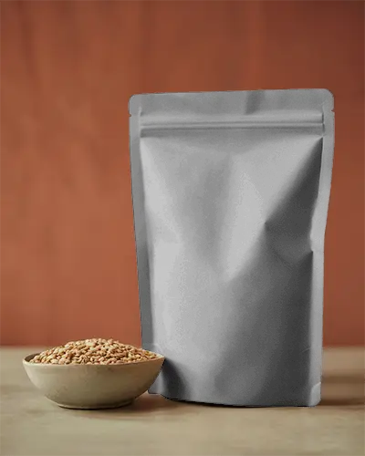 Resealable Standup Pouch Packaging Mockup For Food Snacks Organic And Dry Good Storage Solution