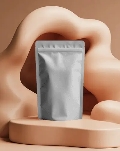 Premium Stand Up Pouch Packaging Mockup For Product Display And Branding Design Template