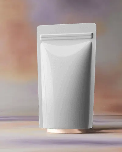 Stand Up Pouch Packaging With Zipper Lock Ideal For Food And Beverage Product Branding