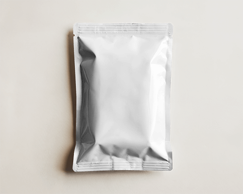 Minimalist White Pouch Mockup On Neutral Background Clean And Sophisticated Look