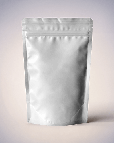 Soft Shadow Stand Up Pouch Mockup Against Beige Backdrop Classy And Modern Design