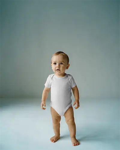 High Quality Infant Onesie Mockup Ideal For Baby Clothing Design And Branding Use
