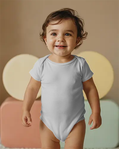 Plain Basic Baby Bodysuit For Toddlers Easy To Customize And Wear Any Season