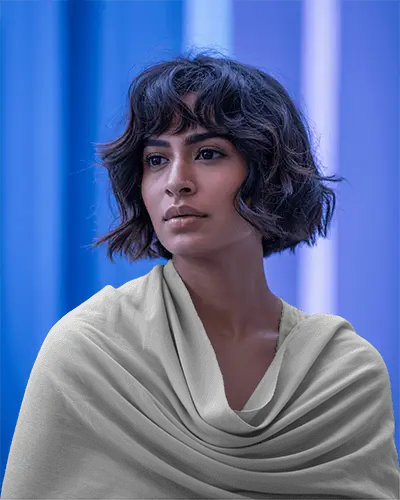 Warm Comfortable Fashionable Scarf Mockup For Modern Accessory Brand Promo