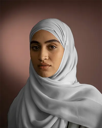 Realistic Draped Headscarf Mockup Perfect For Textile Design And Brand Promotion