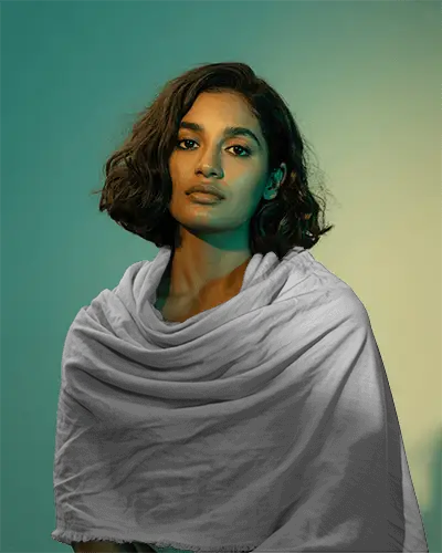 Premium Quality Warm Large Scarf Mockup For Stylish Accessories And Cold Weather Outfits