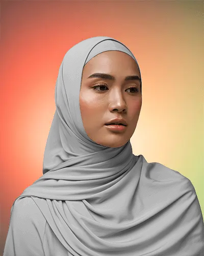 Premium Soft Lightweight Hijab Scarf Mockup Women Elegant Wrap Style For Everyday Wear