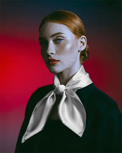 Luxury Scarf Mockup Soft Smooth Fabric Perfect For Stylish Neckwear Designs