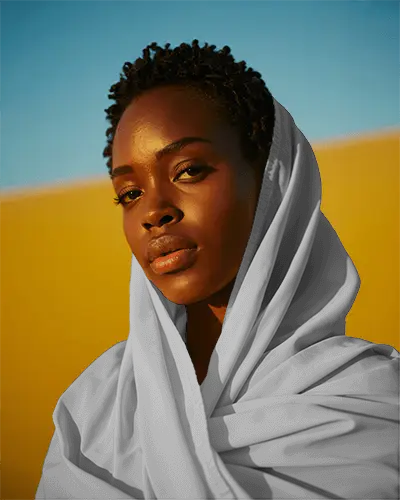 Elegant Soft Drape Scarf Mockup Neck Fashionable Accessory For Cold Weather Stylish Look