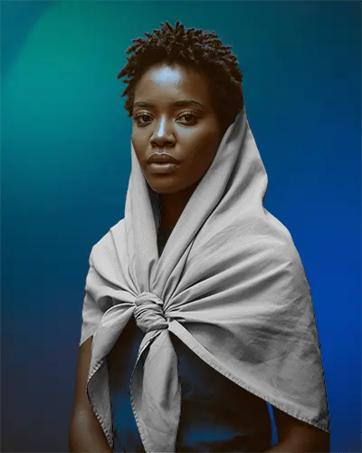 Elegant Wearable Scarf Mockup High Quality Design Modern Luxury Fashion Accessory Stylish Look