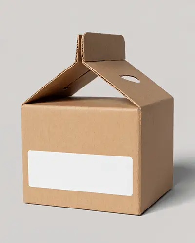 Box Sticker Mockup With Customizable Label Under Soft Lighting 0144