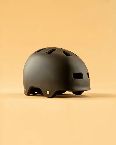 Premium Durable Bike Helmet Sticker Mockup With Ventilation Openings For Safety