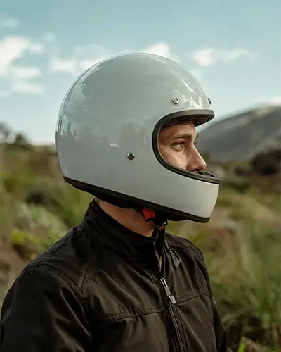 Premium Motorbike Helmet Sticker Mockup With Chin Guard Durable Riding Accessory For Bikers