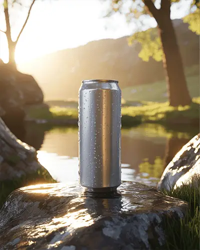 aluminum-sticker-mockup-on-rock-vintage-nature-scenery-perfect-for-branding