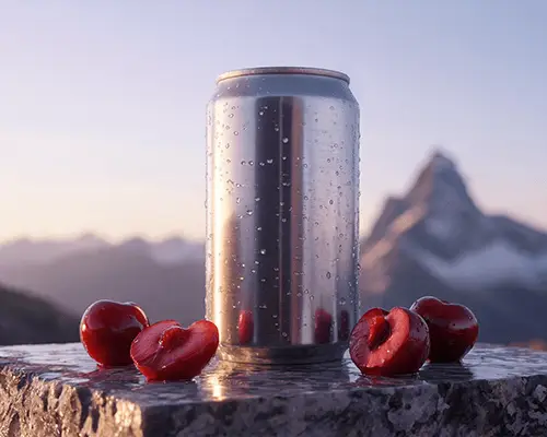 fresh-fruit-flavored-drink-can-sticker-mockup-on-textured-stone-surface-with-misting-water-drops