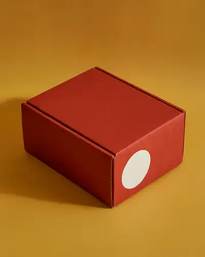 Custom Packaging Sticker Mockup For Branding And Marketing Purposes With Clean Design