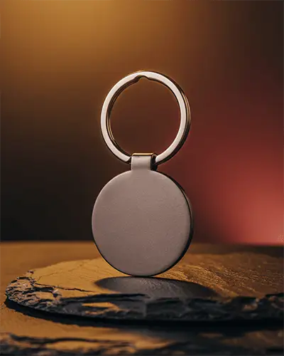 High Quality Round Sticker Mockup Metallic Finish Perfect For Custom Logo Or Brand Promotion