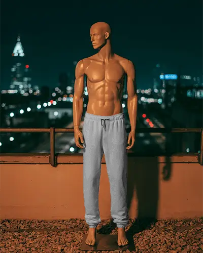 Tapered Jogger Sweatpants Mockup Men Ideal For Running Workouts And Relaxed Leisurewear