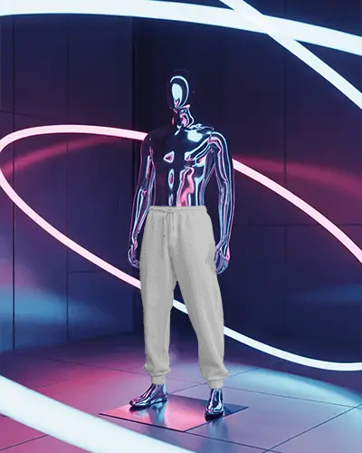 Comfortable Sweatpants Mockup Adjustable Waistband For Everyday Casual Wear And Relaxed Fit