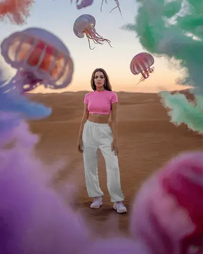 Trendy Loose Fit Sweatpants Mockup Perfect For Athleisure Wear And Everyday Comfort