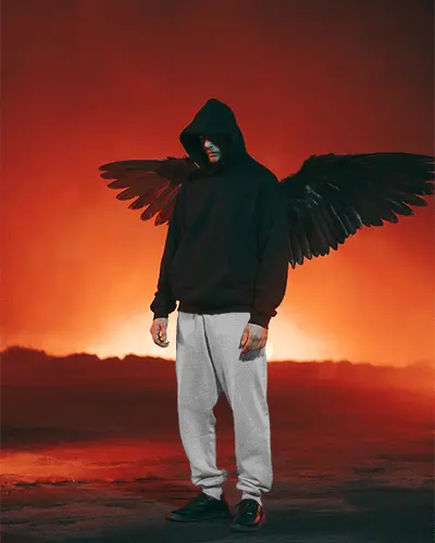 Comfortable Loose Fit Men Sweatpants Mockup For Athletic And Casual Wear Daily Essentials