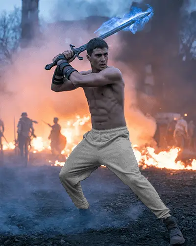 Breathable Athletic Fit Mens Sweatpants Mockup For Gym Training Or Relaxed Daily Outfits