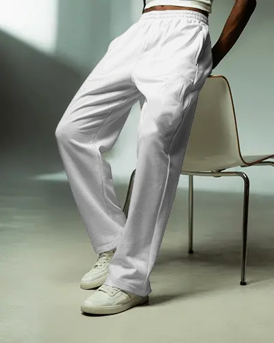 Versatile Sweatpants Mockup For Lounge Sport And Streetwear With Elastic Waistband Design