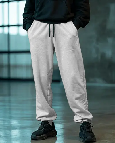 Durable Soft Fabric Sweatpants Mockup Adjustable Drawstring For Perfect Fit And Comfort