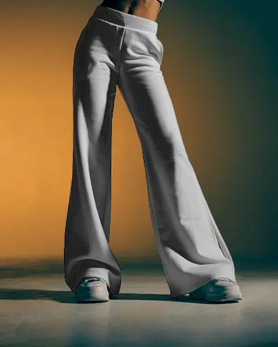 Stylish Bell Bottom Sweatpants Mockup Street Style Essentials For Everyday Wear