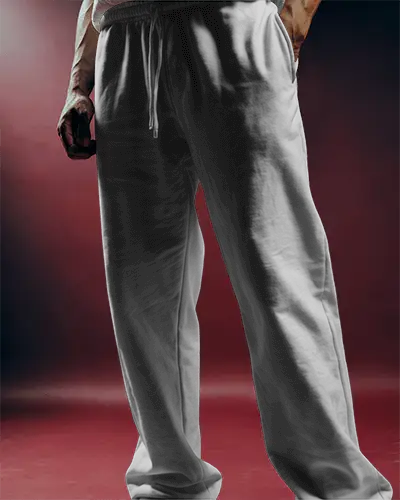 Comfortable Relaxed Fit Sweatpants Mockup With Adjustable Waistband For Casual Everyday Wear