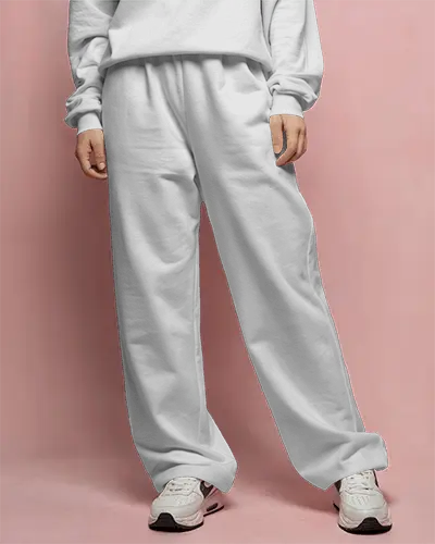 Premium Quality Relaxed Sweatpants Mockup With Elastic Waistband And Soft Fabric For Comfort