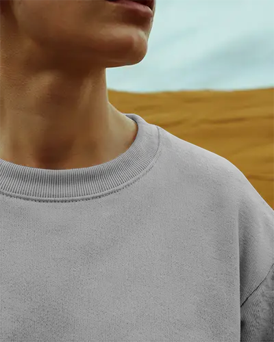 Plain Crewneck Sweatshirt Mockup For Handcrafted Apparel Branding Display