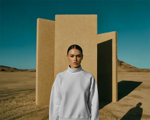 Urban Inspired Oversized Sweatshirt Mockup For Modern Casual Wearers