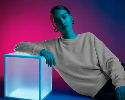 Premium Casual Wear Unisex Sweatshirt Mockup Perfect For Layering In Cool Weather Seasons