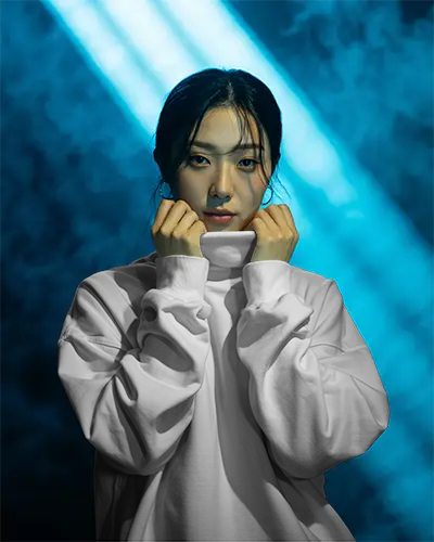 Cozy Warm Turtleneck Sweatshirt Mockup For Winter Fashion With Comfortable Fit And Stylish Look