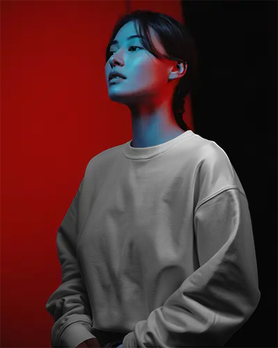 Stylish Comfortable Casual Sweatshirt Mockup Ideal For Apparel Brand Marketing Display