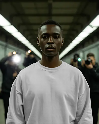 Premium Quality Casual Sweatshirt Mockup Design For Daily Wear And Urban Outfits With Relaxed Fit