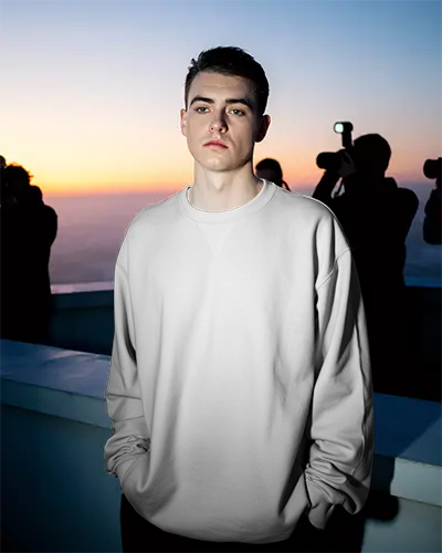 High Quality Basic Sweatshirt Mockup For Sustainable Fashion Campaigns And Promotions