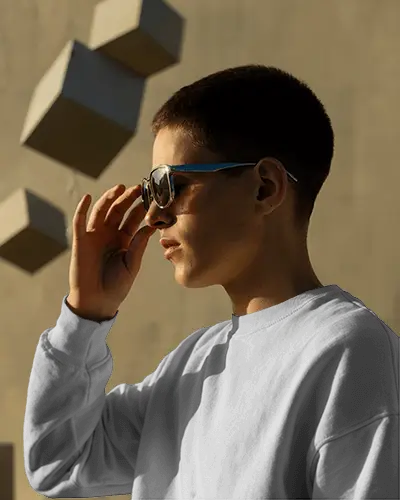 Trendy Mens Sweatshirt Mockup With Relaxed Fit Perfect For Casual Streetwear And Layering Look