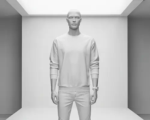 Comfortable Casual Crewneck Sweatshirt Mockup For Mens Daily Wear And Relaxed Style