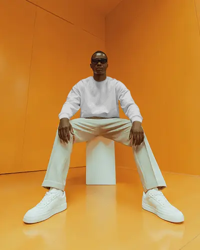 Minimalistic Sweatshirt Mockup Men Stylish Comfortable Apparel For Everyday Wear