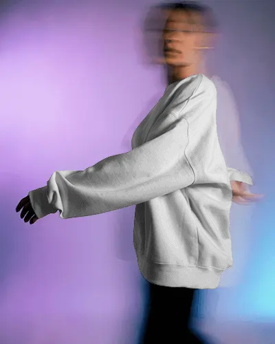 Minimalist Casual Wear Sweatshirt Mockup Relaxed Fit For Street Style And Lounge Wear